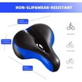 thumbnail image 3 of Asiento de bicicleta, el asiento de bicicleta más cómodo, espuma viscoelástica con doble absorción de impactos, asiento de bicicleta impermeable, reemplazo de asiento de bicicleta con cinta, 3 of 6