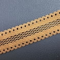 thumbnail image 3 of Scalloped Lace Trim Ribbon, 0.71" Width Polyester Mesh Lace for Sewing, Vintage Fabric Trim for DIY Crafts, Wedding Party Decor, 3 of 10