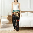 thumbnail image 6 of Lsque Artistic Flower Butterfly Skull Print Women's Pajama Pants, Lounge Pant - Comfortable Home Wear,Elastic Waistband, Stylish Design-X-Large, 6 of 9