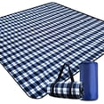thumbnail image 1 of Manta de picnic al aire libre, manta de picnic grande con material de 3 capas, manta de picnic al aire libre plegable impermeable, tapete de picnic para acampar, playa, parque, conciertos familiares,, 1 of 7