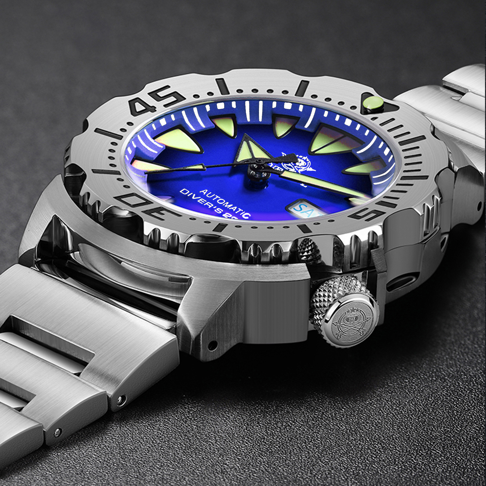 ADDIESDIVE Luxury Men's Automatic Watch NH36 Movement Sapphire Crystal 316L Steel 200m Dive Watches Super Luminous