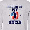 thumbnail image 4 of Inktastic Military Uncle Proud Nephew Long Sleeve Youth T-Shirt, 4 of 5