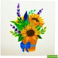 thumbnail image 6 of Sunflower Bouquet, Quilled Card, Quilling Card 3D - Unique Dedicated Handmade, Design Greeting Card for Birthday, Valentine's Day, Mothers Day, Spring, Fathers Day, Graduation, Wedding, Anniversary, 6 of 9
