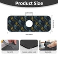 thumbnail image 2 of Logiee Sunflowers Print Kitchen Sink Splash Guard Faucet Mat for Splash Guard Behind Faucet Drip Catcher for Kitchen,Bathroom,Sink Mat,Dish Drying Mat,Bathroom-15" X 5.5", 2 of 7