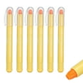 thumbnail image 1 of Yellow Gel Highlighters, 6 Pack Gel High Lighters No Bleeds Highliters Pens Wax Crayon Neon Clear View Bright Marker Pen Twist Up Gel Stick Cute for Books Office Adults, 1 of 6