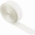 thumbnail image 6 of 5m x 30mm White Foldover Leather Strips Flat Leather Cord PU Edge Trimming 1mm Thick Lambskin Grain Leatherette Straps Strings Thread, 6 of 7