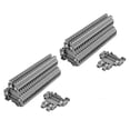 thumbnail image 1 of Bloque terminal de doble nivel Unique Bargains UKK5 para Montaje En Carril 600V 32A 28-10Awg gris 50Pcs, 1 of 2