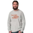 thumbnail image 5 of Too Lazy Ironic Halloween Costume Long Sleeve TShirt Men Women Brisco Brands S, 5 of 6