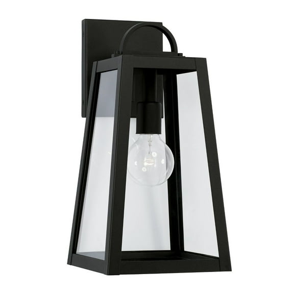 1 Light Outdoor Wall Lantern Rain Or Shine Made For Coastal Environments-Black Finish Capital Lighting 943711Bk