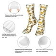 thumbnail image 3 of Goofa Honeycomb And Honey for 16in Socks, Funny Novelty Crazy Design Cotton Socks Sports Socks Knee High Socks For Men, Women,1Pairs - Gift For Working Friends, 3 of 7