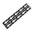 thumbnail image 4 of 10pcs Flow Direction Arrow Sticker Arrow Indicator Sticker Arrow Warning Sticker, 4 of 8