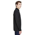 thumbnail image 3 of CORE365 88192P Men's Pinnacle Performance Long Sleeve Piqué Polo with Pocket-Black-2XL, 3 of 3