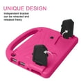 thumbnail image 5 of Dteck Case for Amazon Fire HD 10 2021/HD10 Plus 2021 10.1-inch 11th Generation,Kids Friendly EVA Foam Shockproof Handle Kickstand Case Lightweight Protective Shell Cover,Pink, 5 of 8