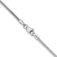thumbnail image 4 of 14K White Gold Wg 1.6mm Round Snake Chain (24 X 1.6) Made In Peru wsna160-24, 4 of 5