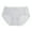 Gray, variant on Women's Thin Ice Silk Panties Sexy Lace Trim Breathable Mid Waist Briefs Pink M