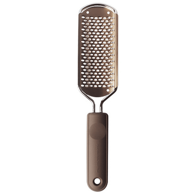 Raspador de pies, escofina para pies, lima de callos profesional de acero inoxidable para pies húmedos y secos