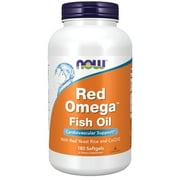 NOW Red Omega Red Yeast Rice + CoQ10 Softgels, 30 Mg, 180 Ct