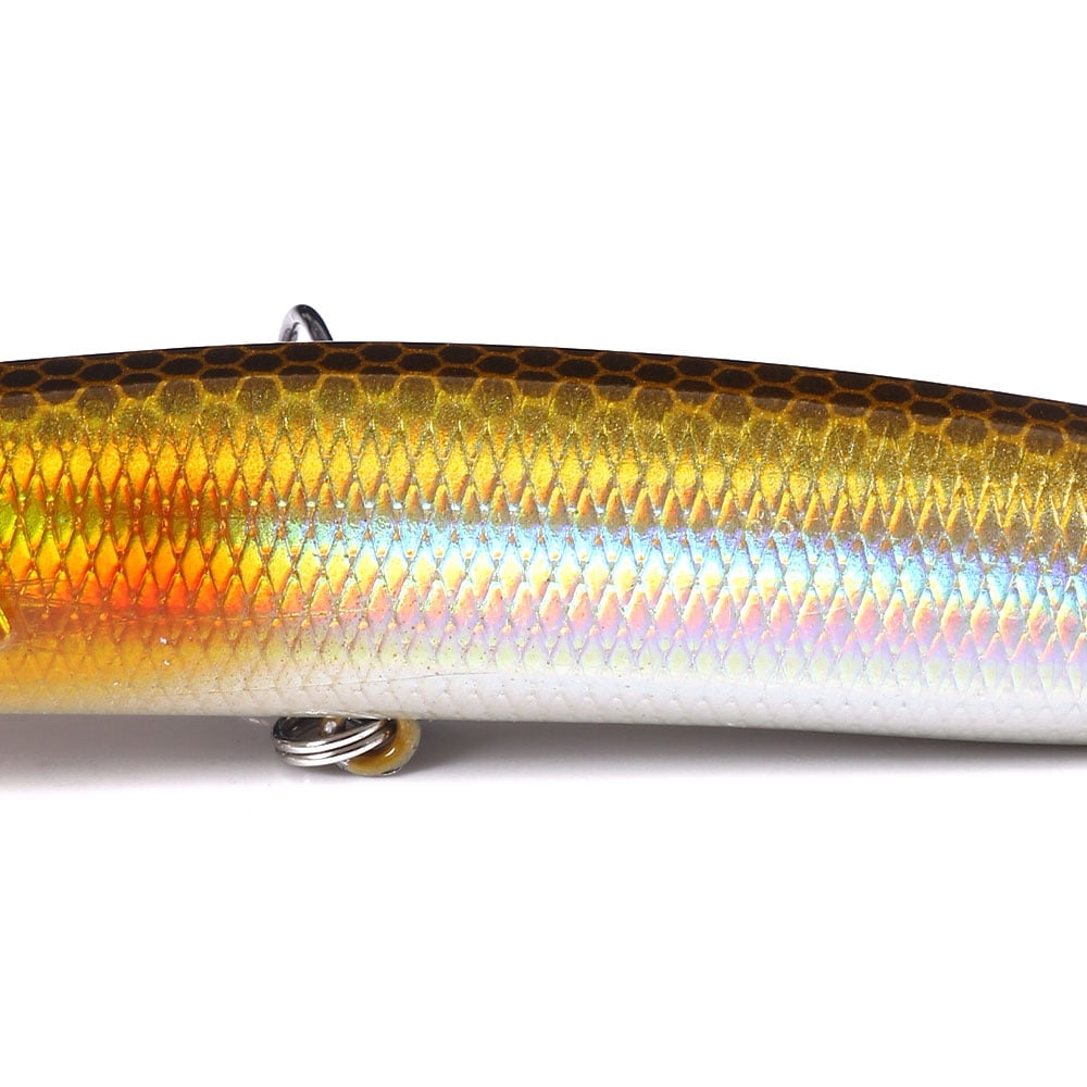 HENGJIA Fishing Lures, Pencil Popper Fishing Lure Long Casting Sinking Hard Bait Topwater Lures for Bass Trout Walleye Redfish Freshwater Saltwater