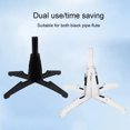 thumbnail image 4 of braveheart Folding Flute Wind Instrument Tripod Clarinet Stand with Four Legs Bracket Lighweight Musical Rack Parts Accessories Transparent, 4 of 9