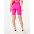 thumbnail image 4 of Sofia Active by Sofia Vergara Women's Seamless High Waisted Animal Print Bike Shorts, 4 of 6
