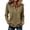 Light Brown #33, variant on WULMLEO Womens Long Sleeve Tops Casual Loose Fit Quick Dry Work Golf Polo Shirts Light Brown XL