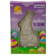 Angle View: Frankford's Easter Solid Cookies 'N Crème Bunny 2.25 ounces