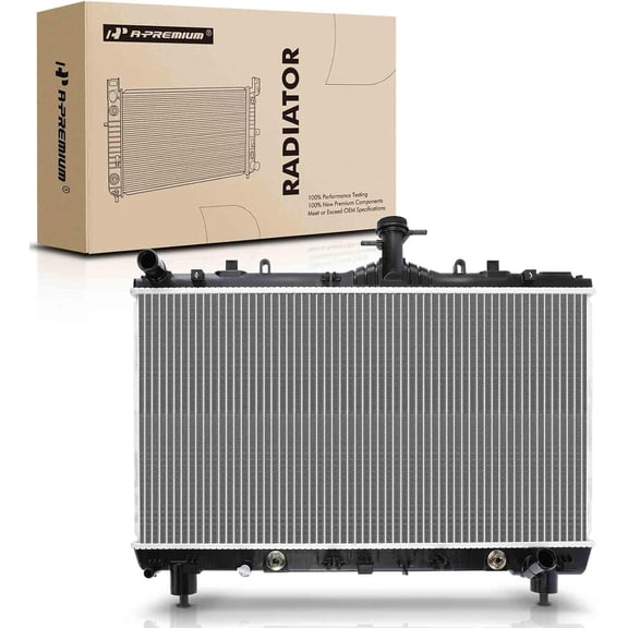 A-Premium Engine Coolant Radiator Assembly with Transmission Oil Cooler Compatible with Chevrolet Chevy Camaro 2012-2015 6.2L, Camaro 2014-2015 7.0L, Automatic Transmission