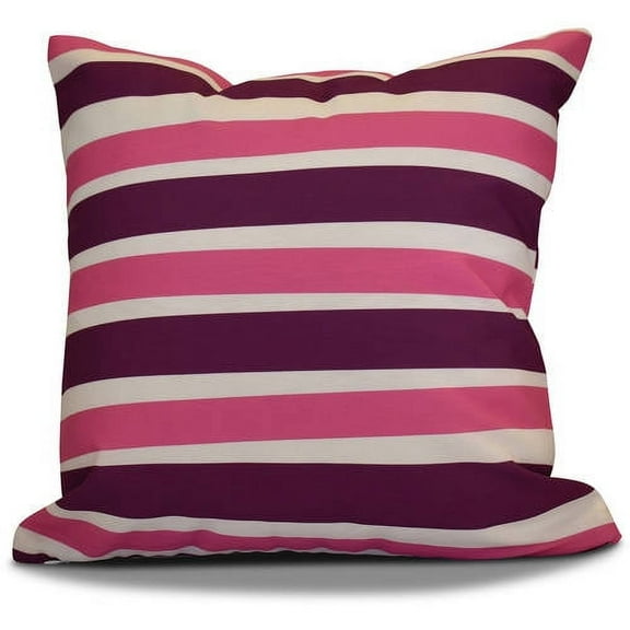 Simply Daisy 16" x 16" Stripes Stripe Print Pillow
