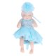 thumbnail image 2 of Muñeca Reborn de 10 pulgadas, muñeca de juguete realista de silicona suave para dormir con hermoso vestido, ropa azul, 2 of 5