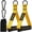1-Yellow, variant on Gym Equipment, Cable Attachments for Gym, Home Workout Equipment Machine Grip Attachments, Resistance Bands Handles for Weight Strength Trainer, Gym Heavy Duty Exercise Handle for Men