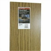 Knape & Vogt 12 in. H x 12 in. W x 48 in. D Oak Melatex Laminate/Particle Board Shelf - Total Qty: 5