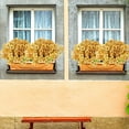 thumbnail image 4 of Viworld 6 Bundles Artificial Flowers Outdoors, UV Resistant Fake Silk Flowers with Plastic Plants for Indoor Outside Hanging Decoration , Yellow, 4 of 7