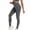 Dark Gray, variant on Workout Leggings for Women Seamless Scrunch Butt Lifting Leggings Booty High Waisted Comfort Tights Yoga Pants Army Green