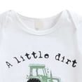 thumbnail image 6 of Newborn Baby Boy Clothes Cute Fishing Short Sleeve Romper Shirt Tops Pants Summer Spring Outfits Hat Set,Green, 6 of 6