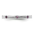 thumbnail image 3 of Sterling Silver Stackable Expressions Ring, 3 of 5