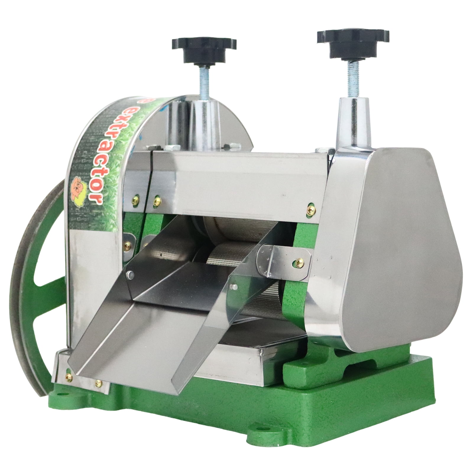 Manual Sugar Cane Juicer Stainless Steel Sugar Cane Press with Peeling Knives