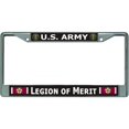 thumbnail image 1 of U.S. Army Legion Of Merit Chrome License Plate Frame, 1 of 1
