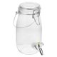 thumbnail image 2 of Handheld Beverage with Faucet Design for and Juice Storage Made of Stainless Steel and Glass Transparent 1Pc, 2 of 5