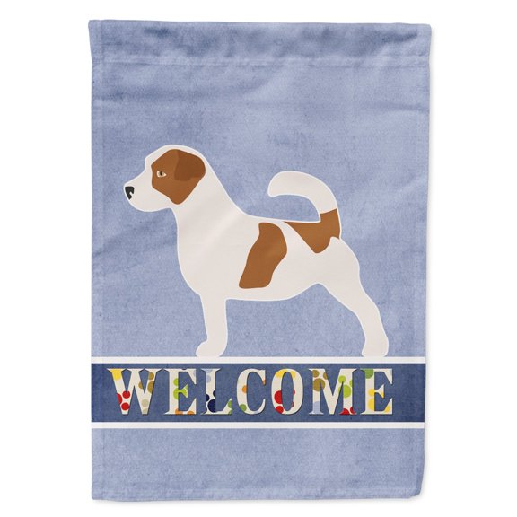 Carolines Treasures BB5511GF Jack Russell Terrier Welcome Flag Garden Size Small multicolor