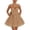 C-Khaki499, variant on DHFJKG Womens Glitter Party Dreess Sleeveless Bow Evening Gown Spaghetti Strap Sweetheart Neck Flared Mini Versatile Dresses