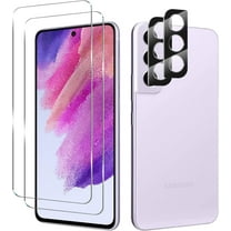 Galaxy S21 FE Tempered Glass Screen Protector   Camera Lens Protector [ 2   2 Pack ][Fingerprint Unlock] [Anti-Scratch] [Case Friendly] Clear HD Protective Film for Samsung Galaxy S21 FE