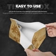 thumbnail image 5 of Lsque Retro Palm Tree Printed Long Tissue Box Cover Holder, Facial Paper Organizer Dispenser,Triangle with Bottom Belt, PVC Leather Decorative Organizer, 5 of 9
