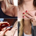 thumbnail image 3 of Personalized Name Necklace, 925 Sterling Silver Nameplate Customized Jewelry Gift, Silver/Gold (with Gift Box), 3 of 5
