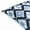 Pale Blue, Navy, Light Blue / Dranesville, variant on Boutique Rugs Dranesville Throw Pillow