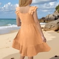 thumbnail image 6 of Little Girls Dresses Glitter Sequin Dance Performance Skirt Shorts Solid Color Girls Formal Dress Size 7-8T, 6 of 6