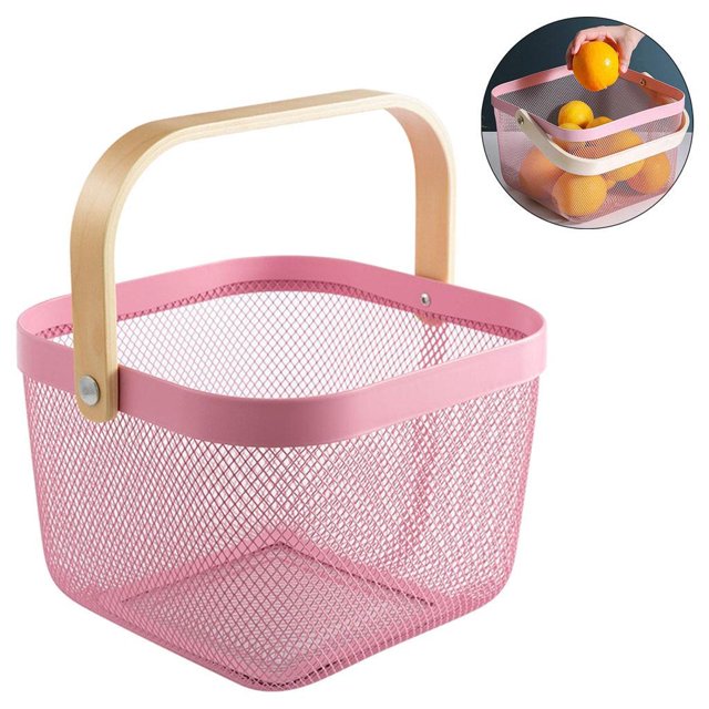 Contenedor de almacenamiento BLESIY Cesta de almacenamiento Rosado