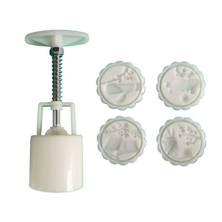 

50g Plastic Material Mooncake Moulds Mooncake Making Gadgets Mooncake Cutters