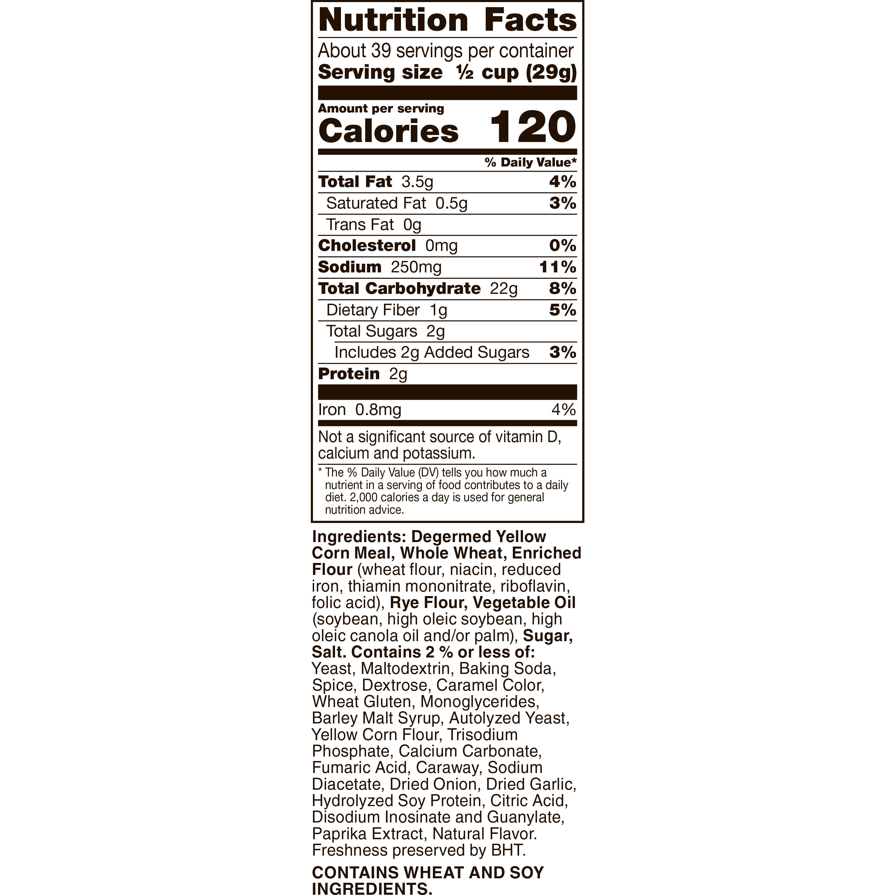 Chex Mix Traditional Savory Snack Mix, 40 oz