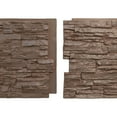 thumbnail image 3 of Ekena Millwork EverStone Faux Stone Siding, Autumn Bronze, 48", 3 of 11