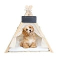 thumbnail image 1 of Tipi para mascotas Fernando cama Con cojín refugio semicerrado transpirable interior beige, 1 of 8